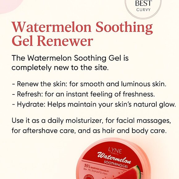 Glow, hydrate & renew your skin with our Watermelon Soothing Gel 🍉 - Picture 7 of 8